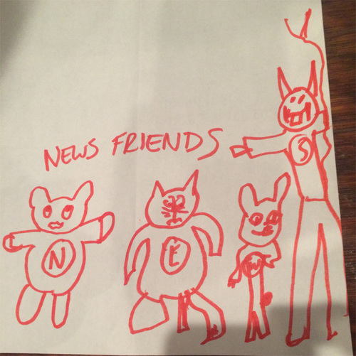 Beautiful image drawn by Mel Edgar of (something) fame.